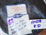 Bob Drake 11A-7011508 Ford 1941-48 Floor Board Rubber Seal. Fixed Price $25.00.