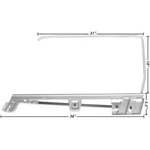 1967 1968 Mustang Convertible Door Window Frame Kit Left Side Dynacorn 3614CB. Fixed Price $239.99.