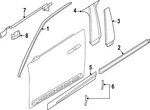 Genuine Bmw Belt Weather-strip 51-33-8-491-337. Fixed Price $83.46.
