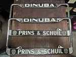 Nos Prins & Schuil Ford Calif. Dealer License Frames Mustang Fairlane Fe Shelby. Fixed Price $124.99.