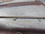 1949 1950 1951 1952 Chevy Fleetline Streamliner Left Door Window Sash Channel. Fixed Price $45.50.