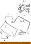 Ford Oem 08-12 Escape Windshield Moldings-reveal 9L8Z7803144AA. Fixed Price $240.40.
