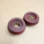 68-77 C3 Corvette Manual Window Crank Handle Spacers Escutcheon Pair Drk Red. Fixed Price $46.74.