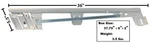 1967-68 Mustang, Cougar Door Glass Channel/retainer Assembly Lh New. Fixed Price $129.86.