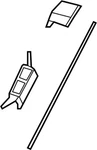 Genuine Infiniti Windshield Molding 72763-9NB0A. Fixed Price $97.29.
