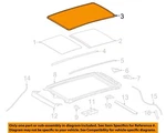 Toyota Oem 14-19 Highlander Sunroof-glass W'strip 632510E051. Fixed Price $158.95.