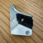 1963-1967 Nos Corvette Gm #3840586 Rh Coup Door Lower Corner Ss/cat Molding.. Fixed Price $395.00.