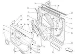 Original New Maserati Levante Left Front Interior Weather Strip 670032864. Fixed Price $28.48.