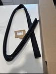 New Oem 2014-2018 Chevrolet Silverado Front Right Door Window Weatherstrip. Fixed Price $85.00.