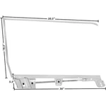 1967 1968 Mustang Coupe Door Window Frame Kit Right Side Dynacorn 3614AA. Fixed Price $239.99.