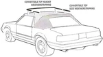 1985-1993 Ford Mustang Gt & Lx New Convertible Top Frame Weatherstrip Seal Set. Fixed Price $153.47.
