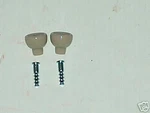1949 1950 Ford Car Window Crank Knob Lt Grey X2. Fixed Price $12.50.