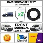 Ram Promaster City 2015+ Van-wagon X2 Front Door Seals Left & Right. Fixed Price $85.00.