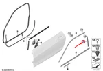 New Bmw Coupe G22 Front Right Door Pillar Seal 51767482712 Genuine. Fixed Price $111.74.