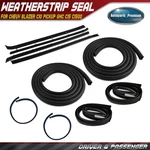 10X Door Weatherstrip Seal Kit For Chevrolet Blazer C10 Pickup Gmc C15 Suburban. Fixed Price $147.79.