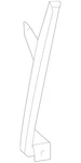 Genuine Subaru Rear Guide 61240AN0009P. Fixed Price $12.28.