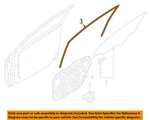 Hyundai Oem 22-25 Elantra Front Door Glass Hardware-run Channel 82530AA001. Fixed Price $154.82.