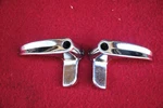 60 61 62 Nos Ford Galxie Fairlane Vent Handles C0AZ 6422916 & Coaz 6422917. Fixed Price $59.00.