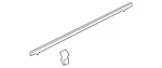Genuine Acura Door Window Belt Weatherstrip 72950-TX4-A01. Fixed Price $96.69.