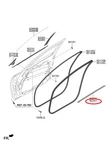 Stinger Ck Front Door Belt I/s Rh W/strip 2018-2020 Genuine New Kia. Fixed Price $42.19.
