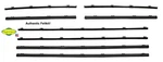 62 63 Pontiac Tempest 2-DOOR Sedan Window Felt Fuzzies Rubber Seal 8 Pc Kit. Fixed Price $279.99.