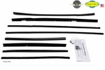 67 68 Bel Air Biscayne 2-DOOR Sedan Window Felt Fuzzie Rubber Seal Pc Kit. Fixed Price $299.99.