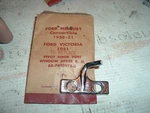 1950 Ford Convertible 1951 Victoria Upper Vent Window Pivot 8A-7622978-B. Fixed Price $11.00.