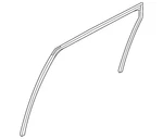 Genuine Nissan Run Weather-strip 82330-6RA0A. Fixed Price $107.19.