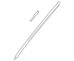 Genuine Toyota Windshield Molding 75509-0E020. Fixed Price $39.28.