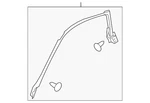 Genuine Nissan Weather-strip On Body 76861-1EA0A. Fixed Price $421.27.