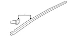 Genuine Volkswagen Molding 5K0-854-320-C-5AP. Fixed Price $53.58.