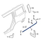 Ford Flex 2009-2019 8A8Z74423A18AA Rear Right Quarter Panel Molding. Fixed Price $162.99.