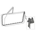 Door Seal Kit Hardtop & Convertible 1968-68 Ford Galaxie C5AZ-6320530-PR. Fixed Price $124.95.