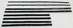1964 Pontiac Gto & Lemans 2 Door Sedan Replacement 8 Piece Felt Kit, CGT139R. Fixed Price $123.00.